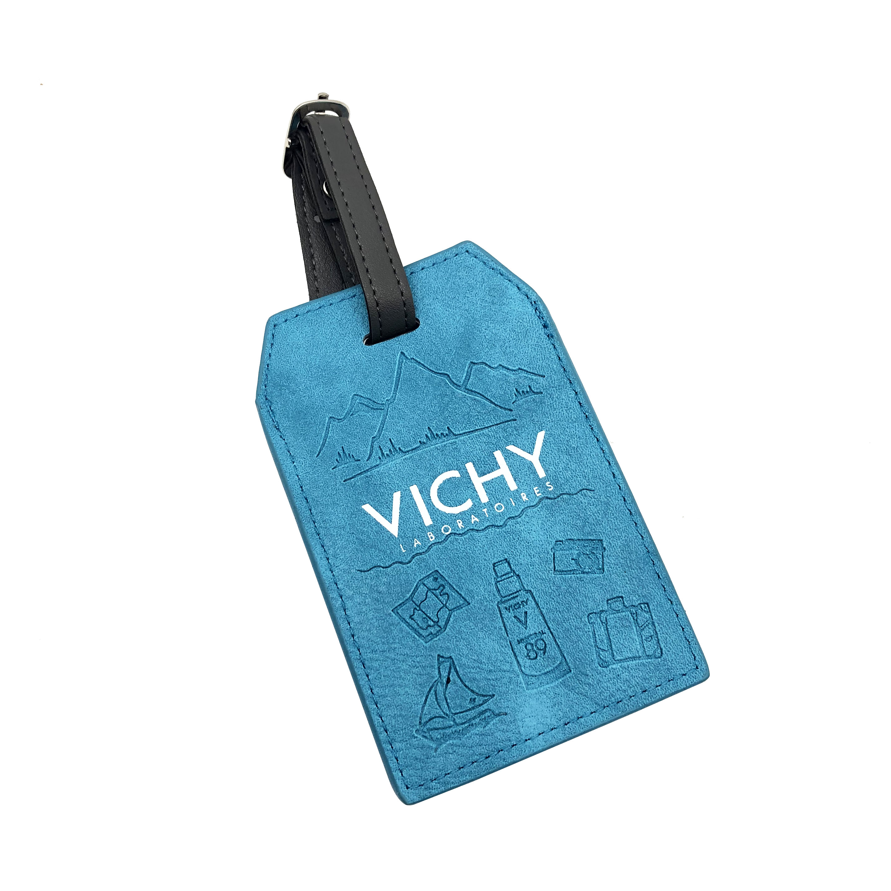 VICHY PU luggage tag